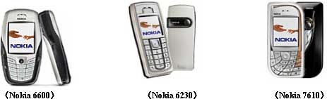Nokia6600 Nokia6230 Nokia7610