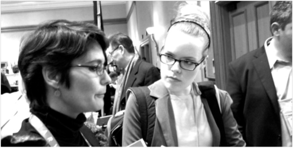 "UrbanHello, co-founder Catherine Seys (Left)
