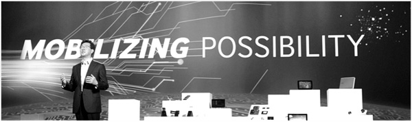 gMOBILIZING POSSIBILITYh, at Samsung Keynote