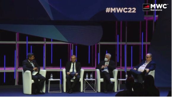 【図3】MWC Barcelona 2022オープンRAN関連パネルセッションの様子