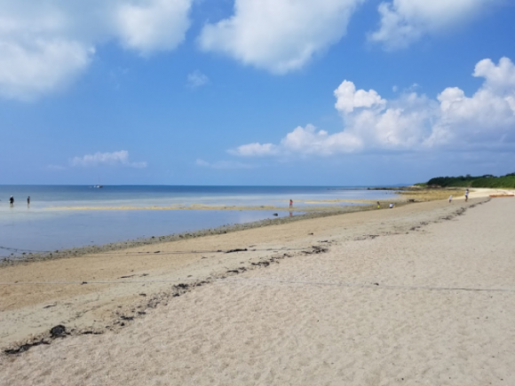 「はいむるぶし」のプライベートビーチ（小浜島）