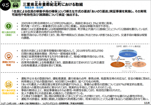 三重県北牟婁郡紀北町における取組