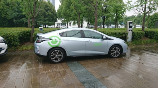 上海汽車博覧公園の試乗用EV