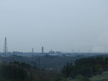 【写真11】石油備蓄基地の方角