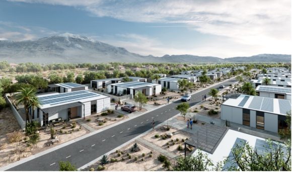 【図5】米国 カリフォルニア州の3Dプリント住宅村