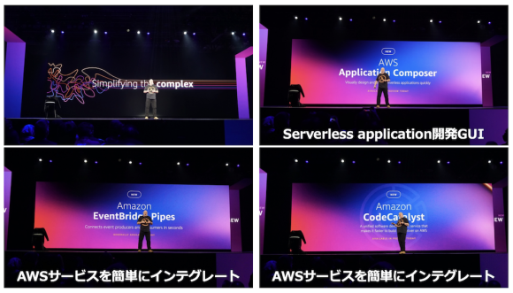 【写真7】アプリケーション開発を支援するAWSの新サービス群