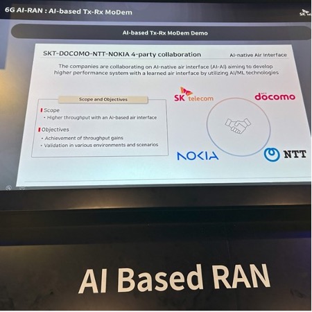 【写真3、4】SK Telecom社ブース展示より