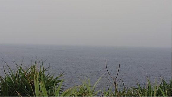 【写真25】西崎灯台から台湾方面を撮影
