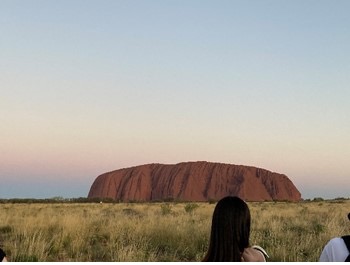 【写真5、6】日没のウルル
