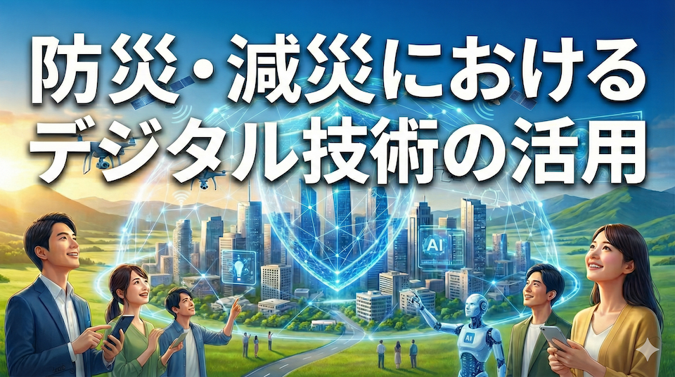 防災・減災対策におけるデジタル技術の活用