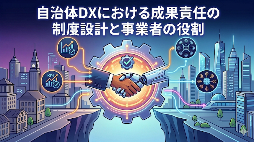 自治体DXにおける成果責任の制度設計と事業者の役割